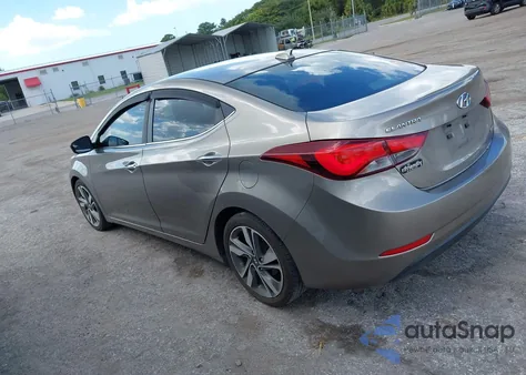 2016 Hyundai Elantra Limited z USA, uszkodzony, nr VIN 5NPDH4AE9GH677315
